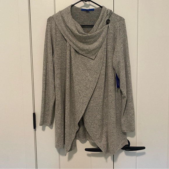 Apt. 9 Wrap Sweater - Gray - Small - Picture 1 of 7